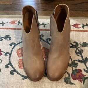 Frye Brown Leather Ankle Boots
